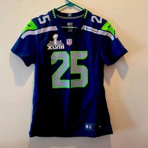 NFL Seahawks Super Bowl Nike Jersey Champions Richard Sherman Football